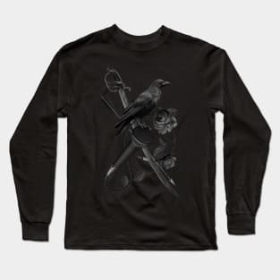 BLCK Raven & Microphone Long Sleeve T-Shirt